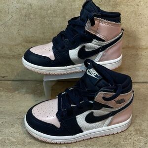 Nike Kids Sneakers - Navy, Pink, and White